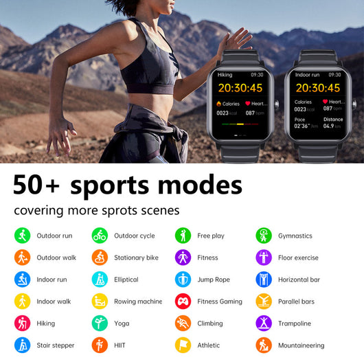 Reloj Inteligente de Monitoreo de Glucosa No Invasivo con Funciones Deportivas - Image 15