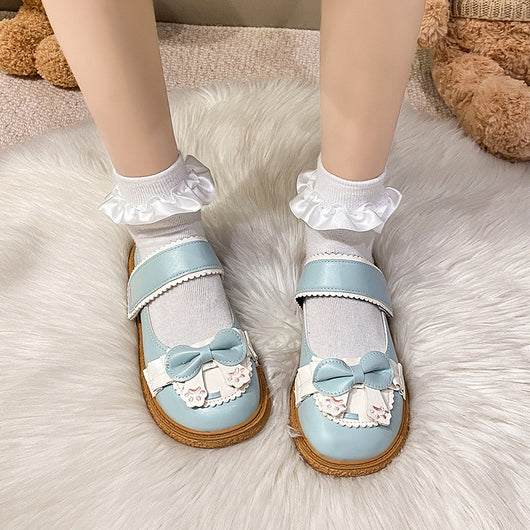 Zapatos Lolita Japoneses de Dedo Ancho para Niña - Image 9