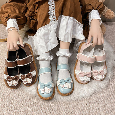 Zapatos Lolita Japoneses de Dedo Ancho para Niña - Image 10