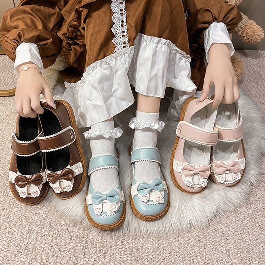 Zapatos Lolita Japoneses de Dedo Ancho para Niña - Image 10