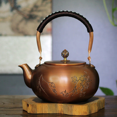 Hervidor de Cobre Puro Diseño Calabaza Gran Capacidad - Image 12