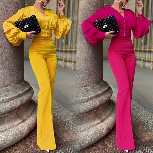 Conjunto de Dos Piezas Slim Fit Cintura Alta para Mujer - Image 12