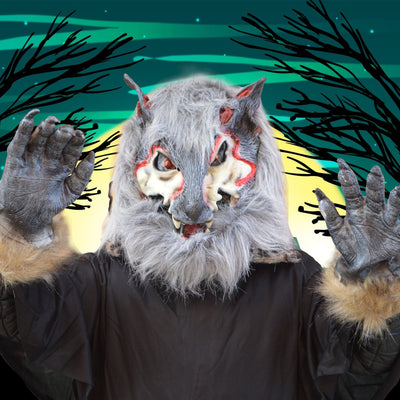 Máscara de Lobo para Escenario de Halloween - Image 10