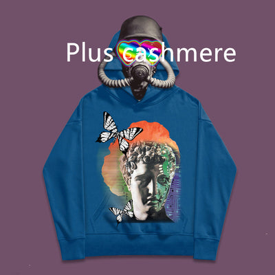 Sudadera con Capucha de Algodón Estampado Mariposas - Image 20