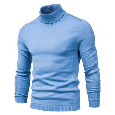 Suéter de Cuello Alto Liso