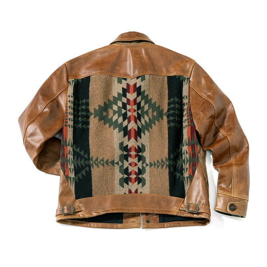 Chaqueta de Cuero Encerado Estilo Retro Americano para Hombre - Image 8