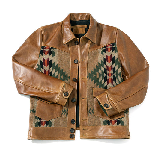 Chaqueta de Cuero Encerado Estilo Retro Americano para Hombre - Image 10