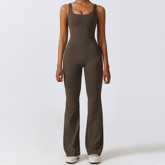 Enterizo Deportivo Mujer con Espalda Abierta para Fitness - Image 11