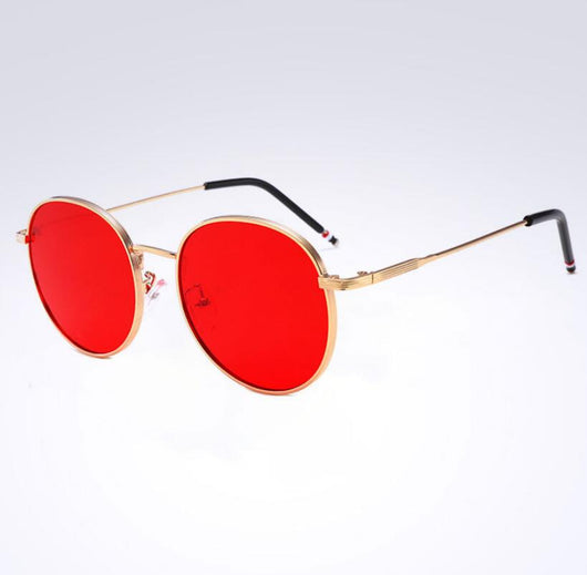 Gafas de Sol Redondas Retro con Lentes Espejadas - Estilo Europeo Trendy - Image 8