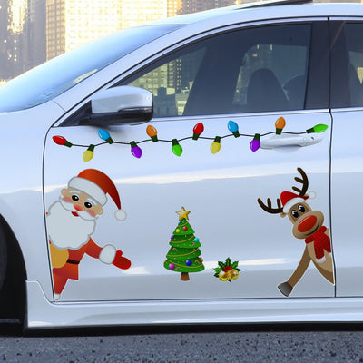Adorno Navideño Reflectante Magnético para Auto con Diseño de Reno - Image 13