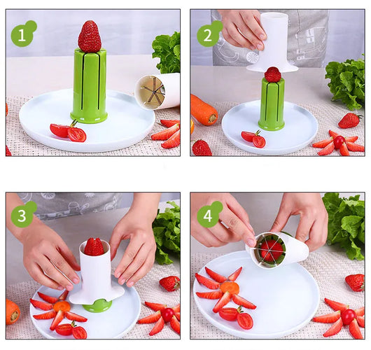Cortadores Creativos de Frutas y Verduras - Divisor Multifuncional de Cocina - Image 13