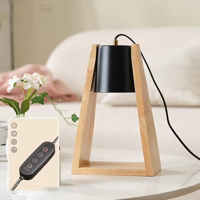 Luz Nocturna de Madera con Vela Derretible Estilo Japonés Regulable - Image 13