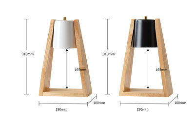 Luz Nocturna de Madera con Vela Derretible Estilo Japonés Regulable - Image 14