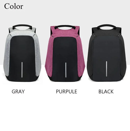 Mochila Inteligente para Laptop con Carga USB y Protección Impermeable - Image 19
