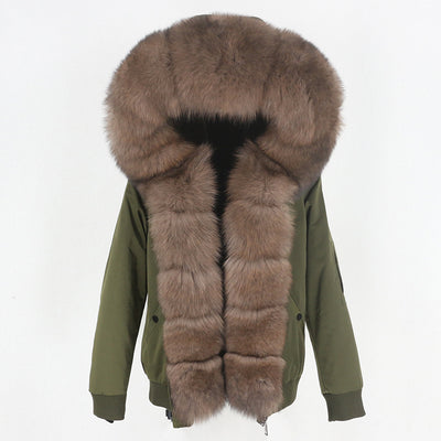 Parka con Forro de Piel de Mapache - Abrigo Térmico Premium - Image 22