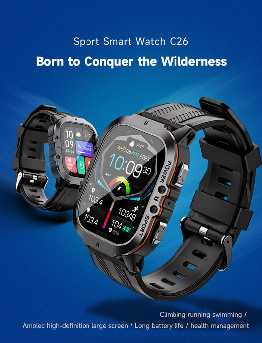 Reloj Inteligente Deportivo C26 Resistente al Agua con Bluetooth y Monitor de Oxígeno - Image 22