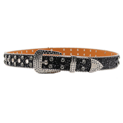 Cinturón Ancho para Hombre con Calavera de Cristales - Image 20