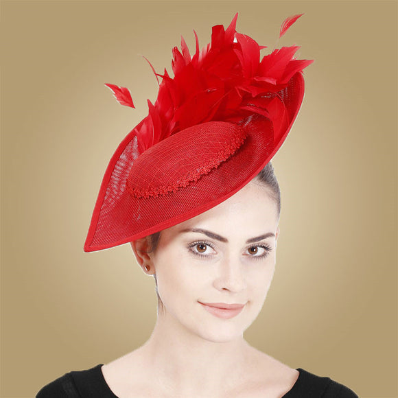 Tocado de Plumas Premium para Novia