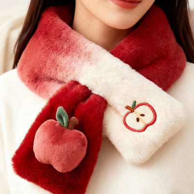 Bufanda Acogedora Roja para Otoño e Invierno - Image 8