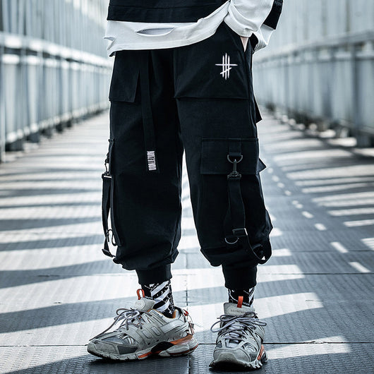 Pantalones Deportivos Holgados Hip Hop para Hombre - Image 5
