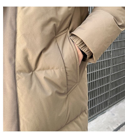 Chaqueta Acolchada Retro Estilo Dos Piezas para Hombre - Image 8