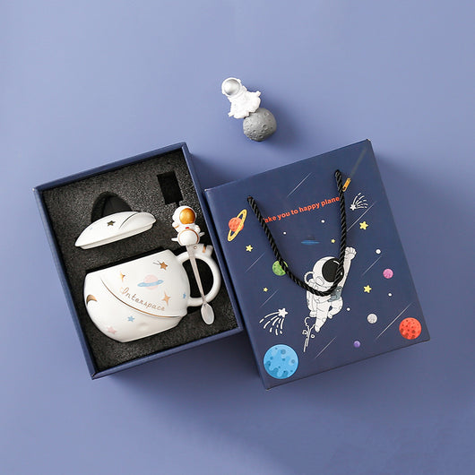Taza Cerámica Astronauta con Diseño Planetario - Image 6