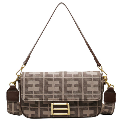 Bolsa Mensajera de Lona Estilo Retro con Correa Simple - Image 8