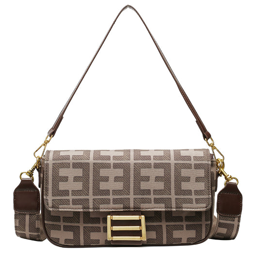 Bolsa Mensajera de Lona Estilo Retro con Correa Simple - Image 8