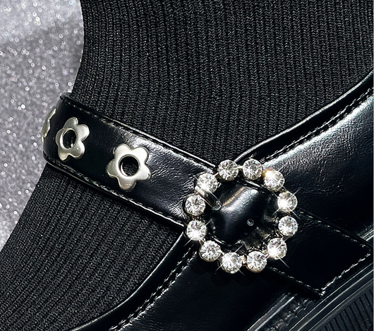 Botas Martin de Caña Elástica con Suela Gruesa para Mujer - Image 22