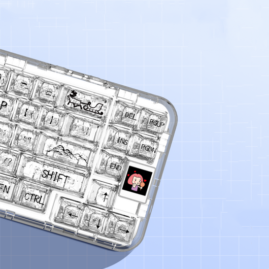 Teclado Gaming Inalámbrico Bluetooth Tri-Modo Personalizable Ice-Through - Image 10