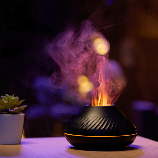 Difusor de Aroma con Llama RGB 130ml - Humidificador 3D Volcán de Fuego - Image 6