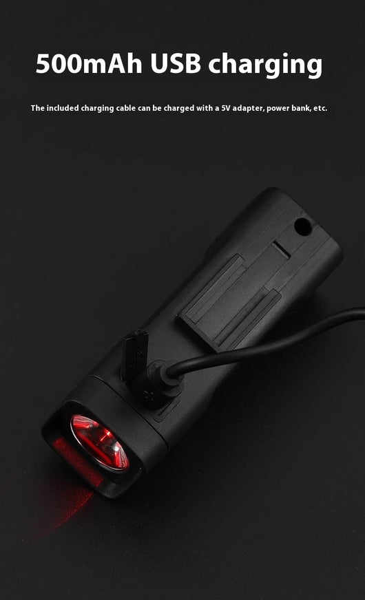 Luz Frontal LED USB Recargable para Bicicleta - Iluminación Nocturna de Seguridad - Image 9