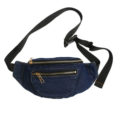 Bolsa de Pecho Denim Estilo Harajuku Japonés y Coreano - Image 5