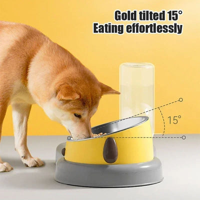 Comedero y Bebedero para Mascotas con Diseño Ergonómico Inclinado 15° - Image 4