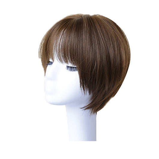 Peluca de Cabello Natural Corto Liso Esponjado para Mujer - Image 9