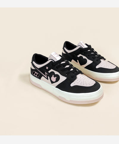 Zapatillas Deportivas Bajas para Mujer en Rosa y Negro - Image 19