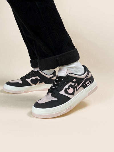 Zapatillas Deportivas Bajas para Mujer en Rosa y Negro - Image 20
