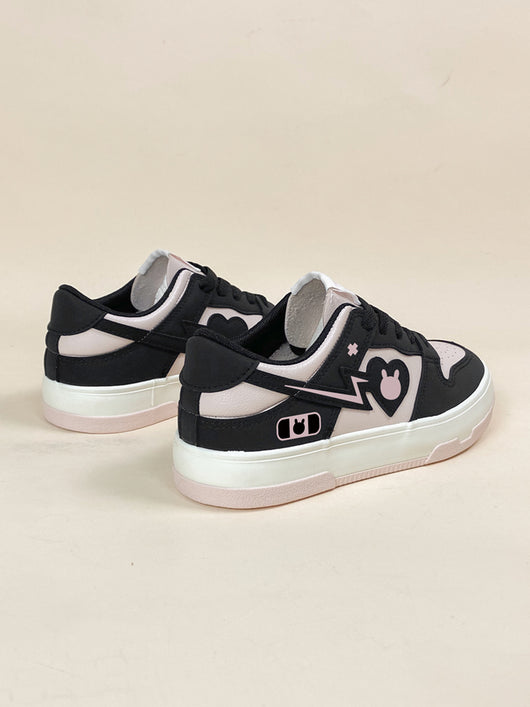 Zapatillas Deportivas Bajas para Mujer en Rosa y Negro - Image 23