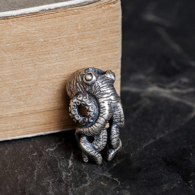 Colgante de Cordón Paracaídas Pulpo en Plata 925 - Image 10