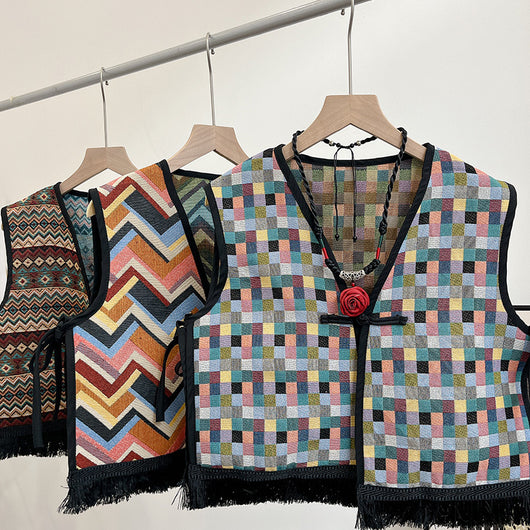 Chal Étnico Hong Kong para Mujer - Primavera Verano - Image 14