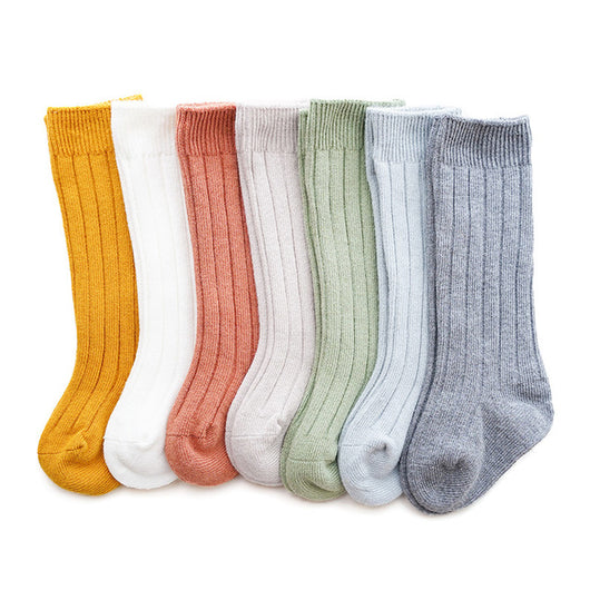 Calcetines Largos de Algodón para Niños