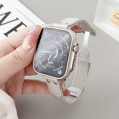 Correa Transpirable de Nylon Tejido para Apple Watch 8, 7, SE - Image 16