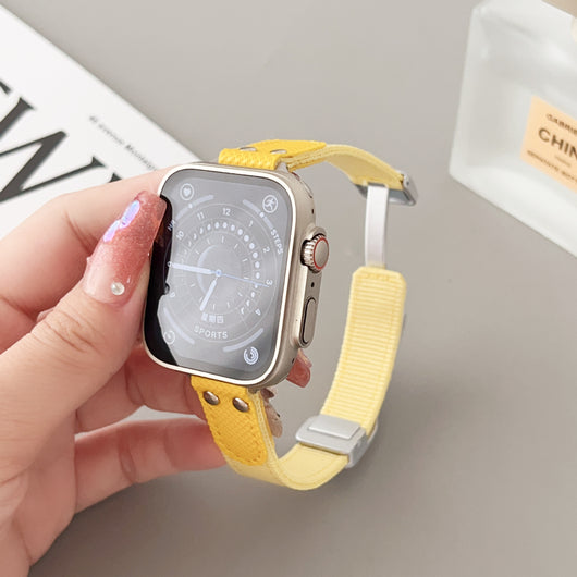 Correa Transpirable de Nylon Tejido para Apple Watch 8, 7, SE - Image 20