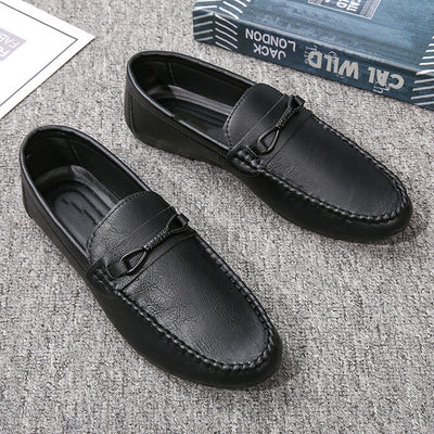 Zapatos Casuales de Cuero con Suela Flexible para Hombre - Image 15