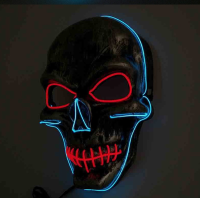 Máscara LED Brillante para Todo el Rostro - Halloween - Image 8