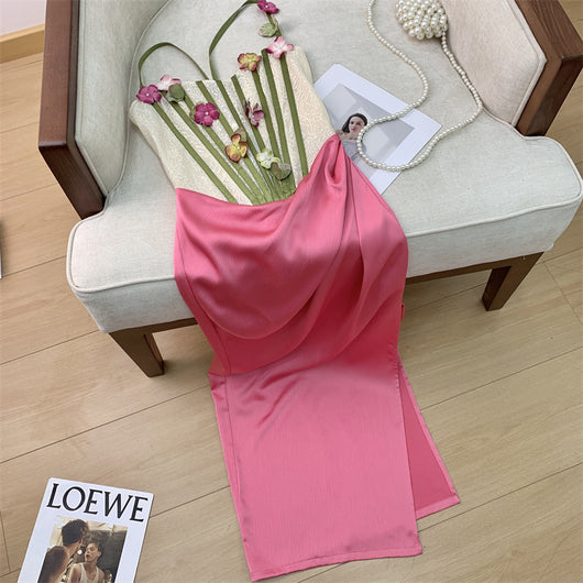 Vestido Sostén Retro Floral Corte Francés con Diseño Espina de Pescado - Image 10