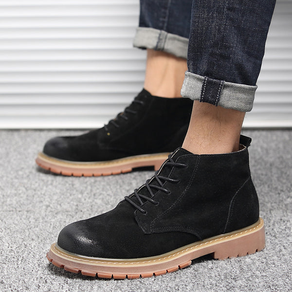 Zapatos de Trabajo Estilo Británico Transpirables Corte Medio - Image 17