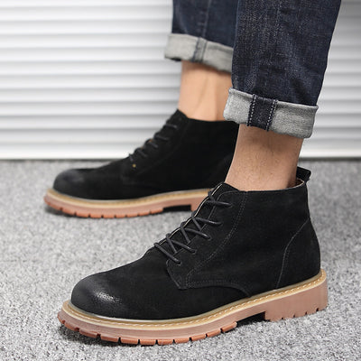 Zapatos de Trabajo Estilo Británico Transpirables Corte Medio - Image 17
