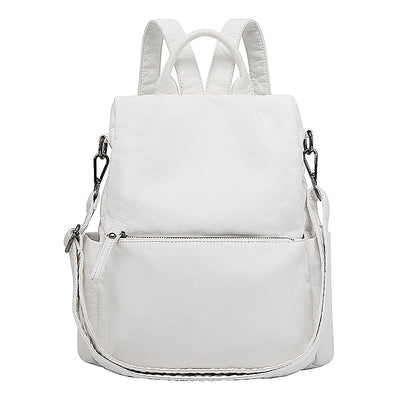 Mochila Antirrobo de Cuero Suave con Gran Capacidad para Mujer - Image 4