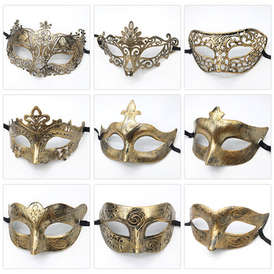 Máscara Vintage Prince de Cabeza Plana para Fiesta de Halloween - Image 26